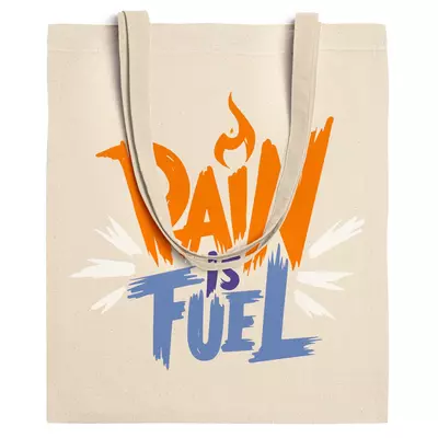 Cotton shopping bag 140 g / m² with long handles