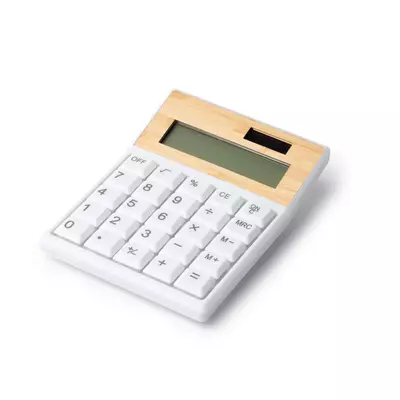 8-digit eco dual-power calculator