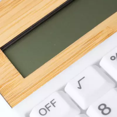 8-digit eco dual-power calculator