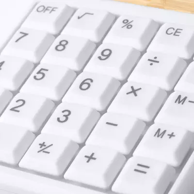 8-digit eco dual-power calculator