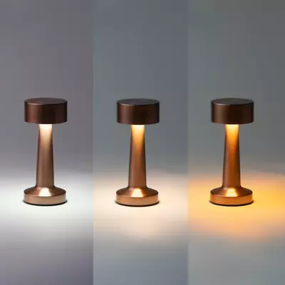 LED desktop lamp with a touch control system