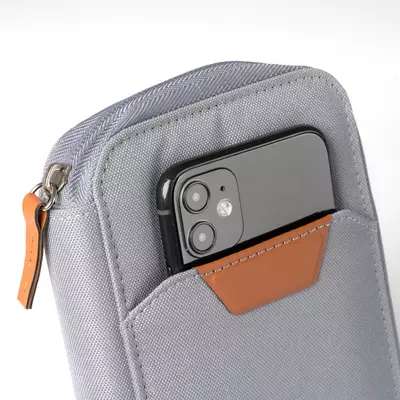 RPET travel wallet with RFID