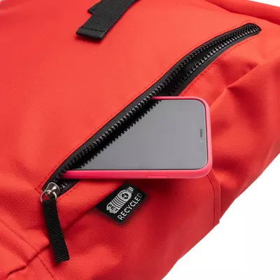 Eco backpack from recycled RPET polyester 20L