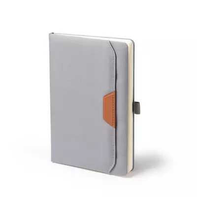 Notebook with hard covers made of recycled eco leather A5