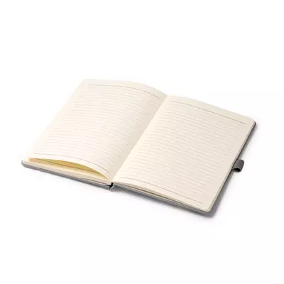 Notebook with hard covers made of recycled eco leather A5