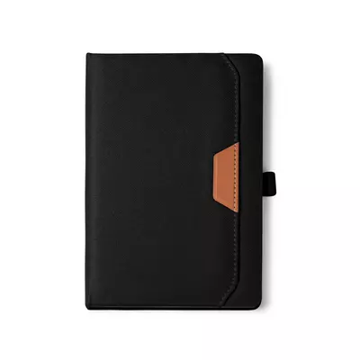 Notebook with hard covers made of recycled eco leather A5