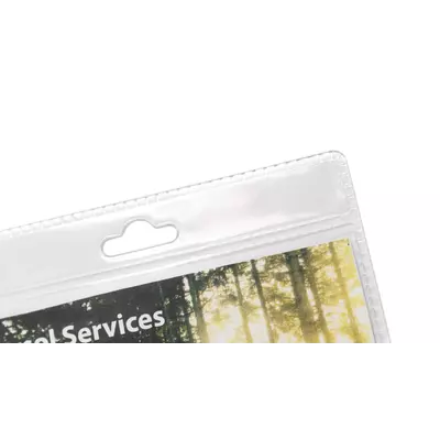 Horizontal badge holder