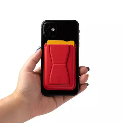RFID card holder with stand