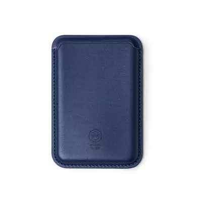 Leather card case with magnet for phone