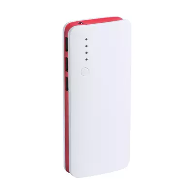 Portable battery 10000 mAh, 3 USB outputs, LED flashlight - Power Bank Kaprin