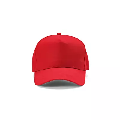 Памучна шапка с козирка 5 панела 280 гр/м²