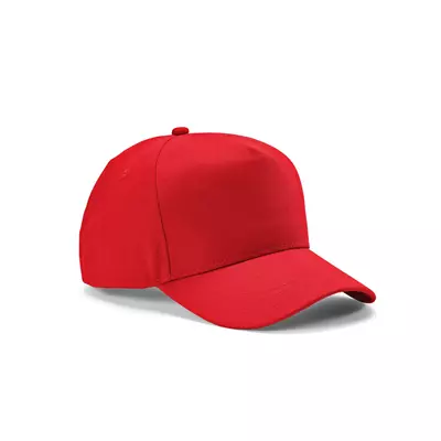 Baseball cap 5 panels with an adjustable metal buckle