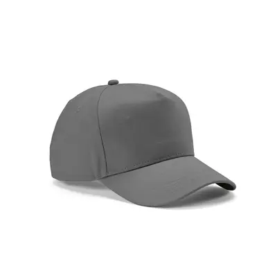 Baseball cap 5 panels with an adjustable metal buckle