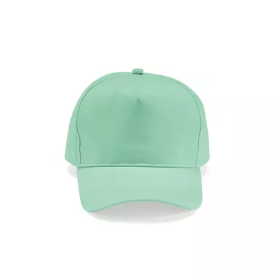 Памучна шапка с козирка 5 панела 280 гр/м²