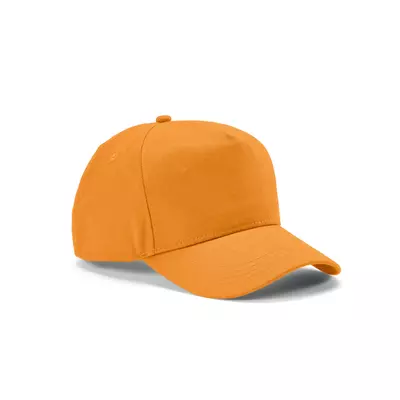 Baseball cap 5 panels with an adjustable metal buckle