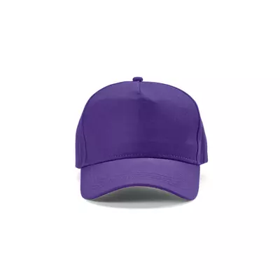 Памучна шапка с козирка 5 панела 280 гр/м²