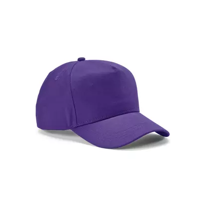 Baseball cap 5 panels with an adjustable metal buckle