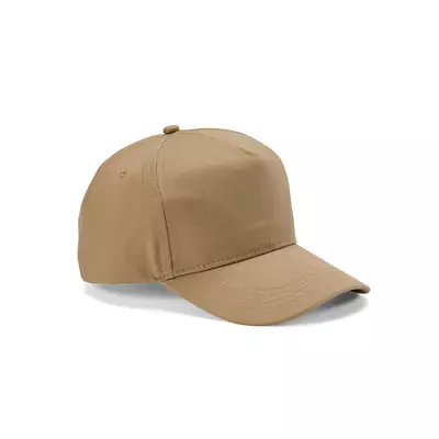 Baseball cap 5 panels with an adjustable metal buckle