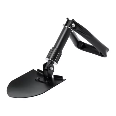 Folding metal shovel