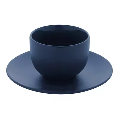 Комплект чаши за капучино с чинийки