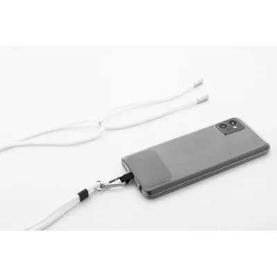 Mobile phone holder lanyard with a carabiner