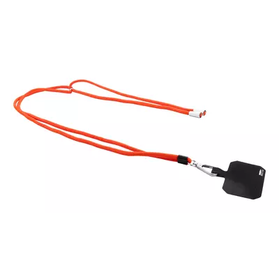 Mobile phone holder lanyard with a carabiner