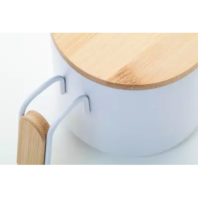 Стоманена термочаша с бамбуков капак 300 ml