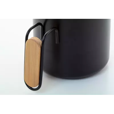 Стоманена термочаша с бамбуков капак 300 ml