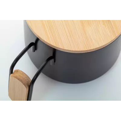 Стоманена термочаша с бамбуков капак 300 ml