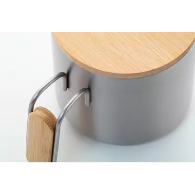 Стоманена термочаша с бамбуков капак 300 ml