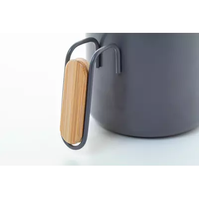 Стоманена термочаша с бамбуков капак 300 ml