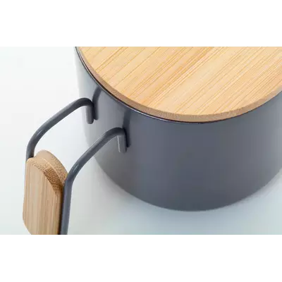 Стоманена термочаша с бамбуков капак 300 ml