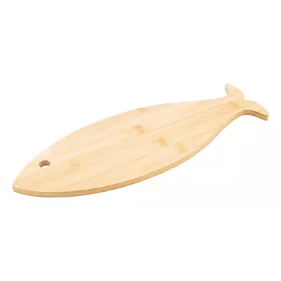 Fish shaped bamboo cutting board