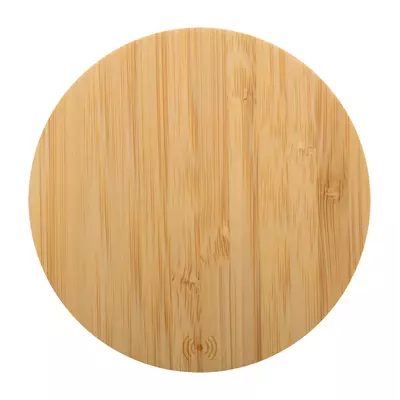 Безжично зарядно от бамбук 15W