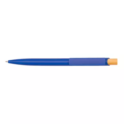 Corfu - plastic ball pen with bamboo button