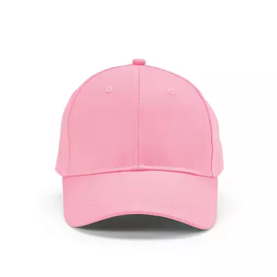 Baseball cap 6 panels with an adjustable metal buckle