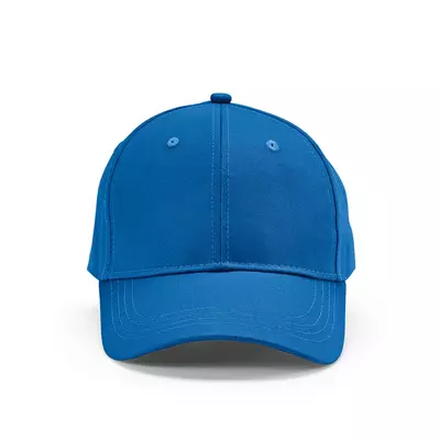 Baseball cap 6 panels with an adjustable metal buckle
