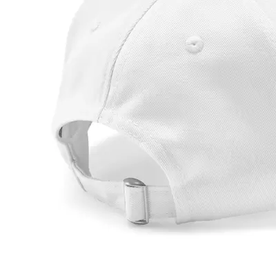 Baseball cap 6 panels with an adjustable metal buckle