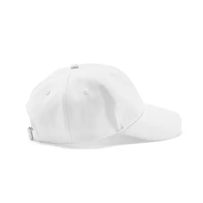 Baseball cap 6 panels with an adjustable metal buckle
