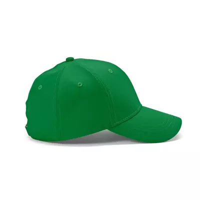 Baseball cap 6 panels with an adjustable metal buckle