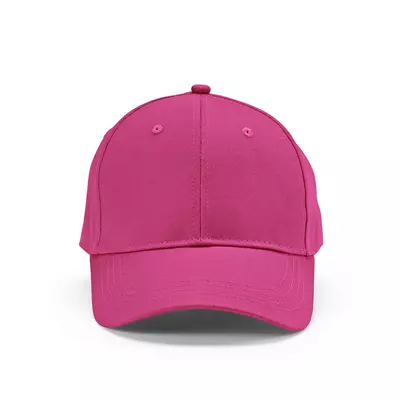 Baseball cap 6 panels with an adjustable metal buckle