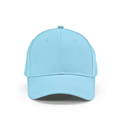 Baseball cap 6 panels with an adjustable metal buckle