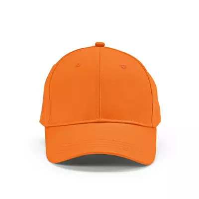 Baseball cap 6 panels with an adjustable metal buckle