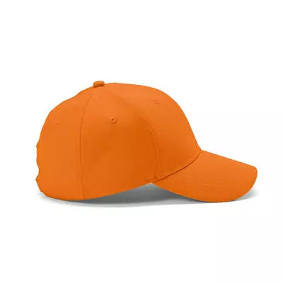 Baseball cap 6 panels with an adjustable metal buckle