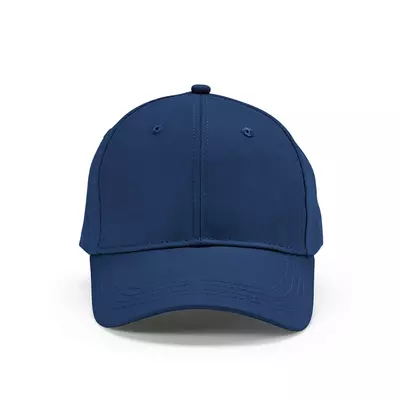 Baseball cap 6 panels with an adjustable metal buckle