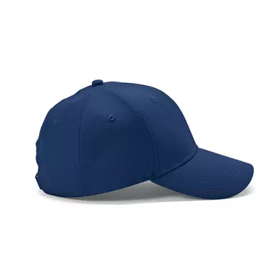 Baseball cap 6 panels with an adjustable metal buckle