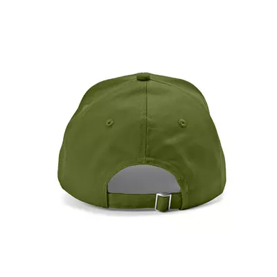 Baseball cap 6 panels with an adjustable metal buckle