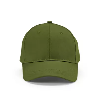 Baseball cap 6 panels with an adjustable metal buckle