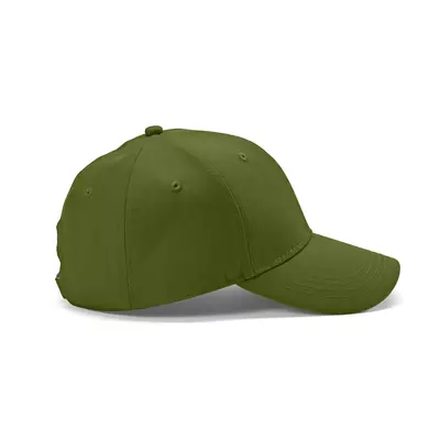 Baseball cap 6 panels with an adjustable metal buckle