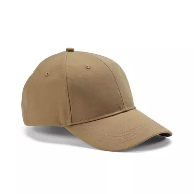 Baseball cap 6 panels with an adjustable metal buckle